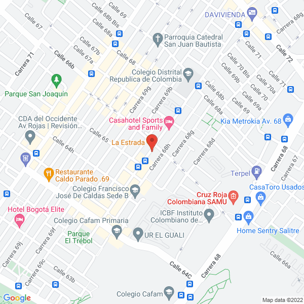 Mapa de Comercializadora Shur Light