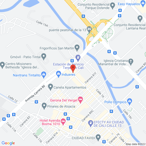 Mapa de Comercializadora Suprema Carnes Y Ganados S.A.S