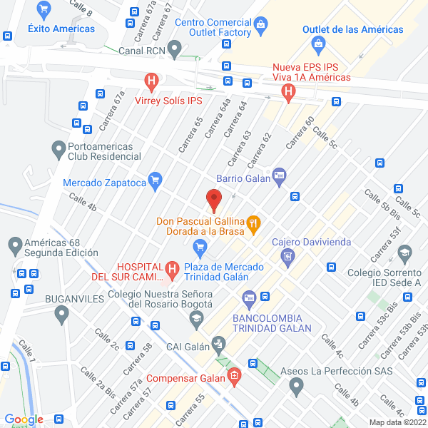 Mapa de Comercializadora Tecnirepuestos Needles