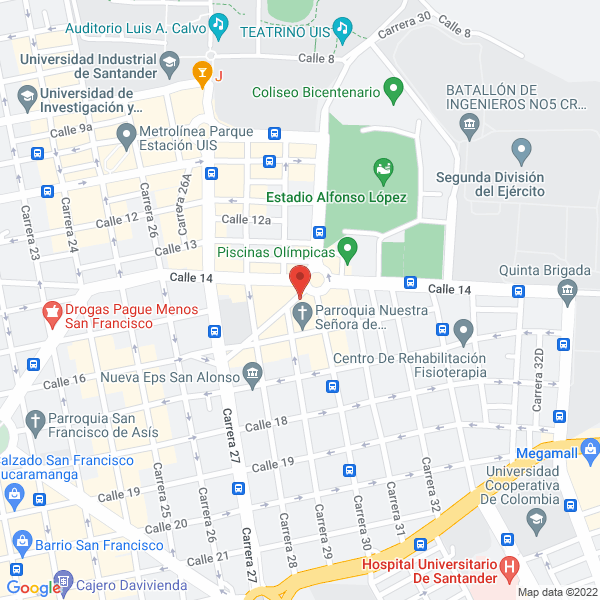 Map of Comercializadora Terraza Veracruz