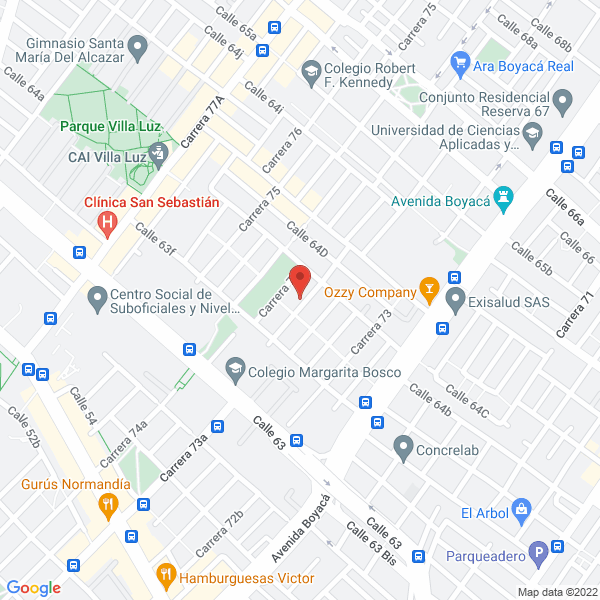 Mapa de Comercializadora Yal Ltda.
