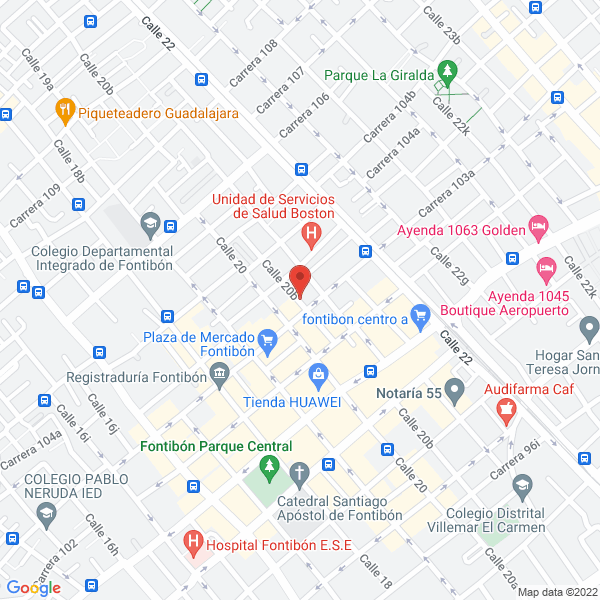 Mapa de Click Diseños Publicitarios