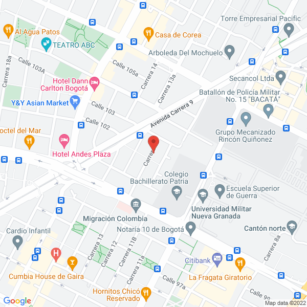 Mapa de Clínica Odontológica Francisco Mantilla