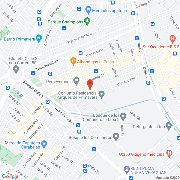 Mapa de City Descanso S.A.S.