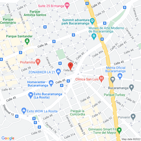 Map of Clínica De Baterías
