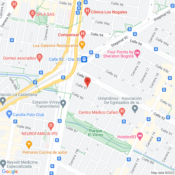 Mapa de Clínica De La Mujer S.A.S