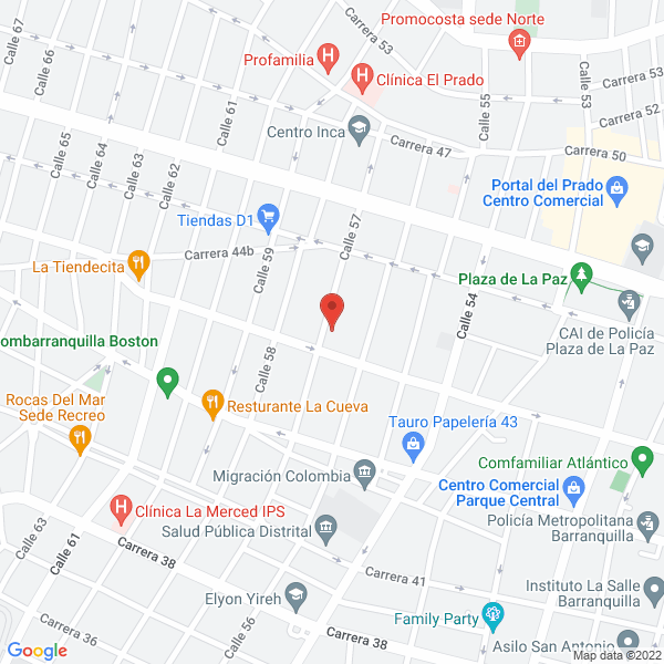 Map of Clínica De Muñecas Juliao