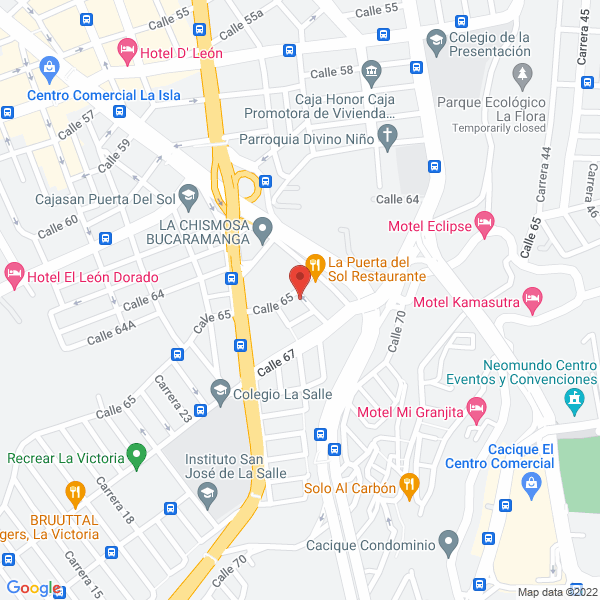 Map of Clínica De Ropa La Salle