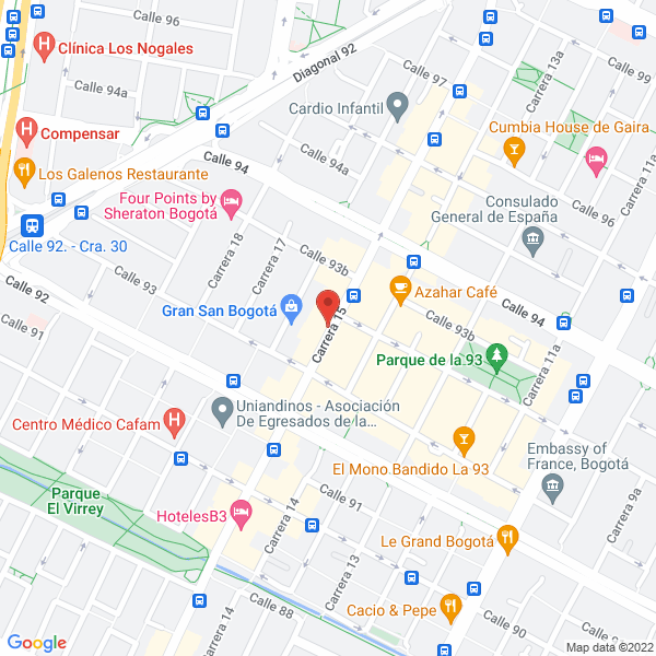 Mapa de Rodríguez Medina Homero Alfonso