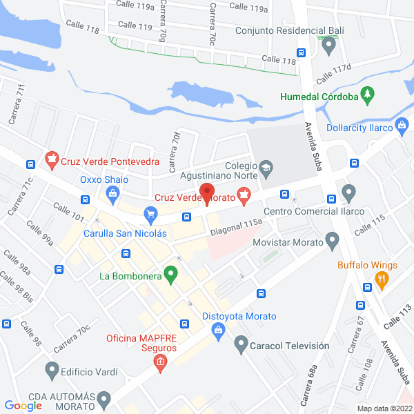 Mapa de Clínicas Dentisa S.A.S.