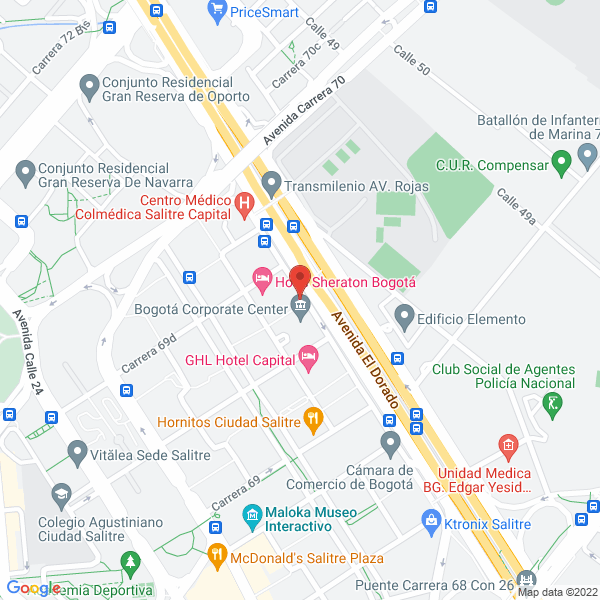 Mapa de Droguería Greco