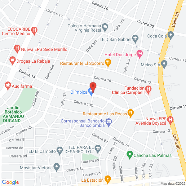 Map of Droguería La Integral