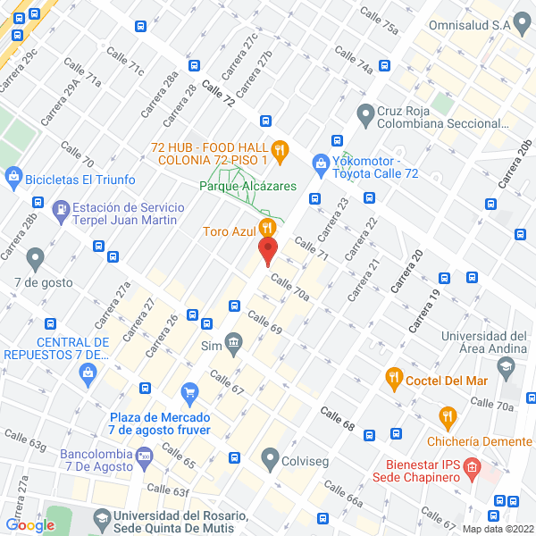 Mapa de Drogueria Mia De La 24 De Dago