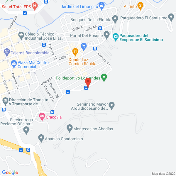 Map of Droguería Nathaly