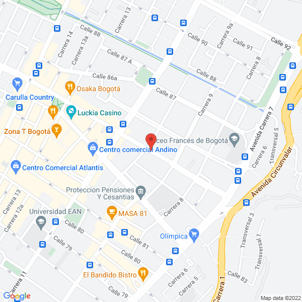Mapa de Eurolink S.A.S