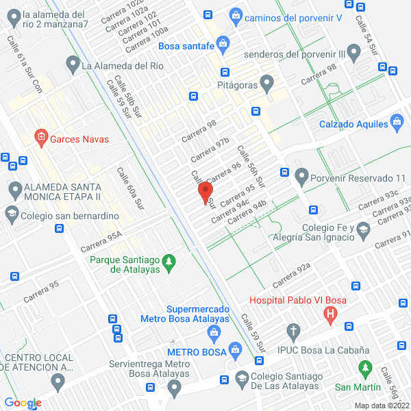 Mapa de Eventos Y Parranda Ciento Cuatro S.A.S.