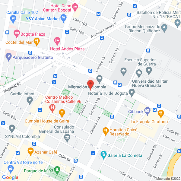 Mapa de Hurtado Londoño & Asociados S.A.S.