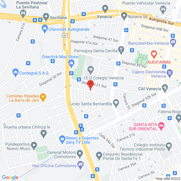 Mapa de Inversiones Jomal S.A.S.