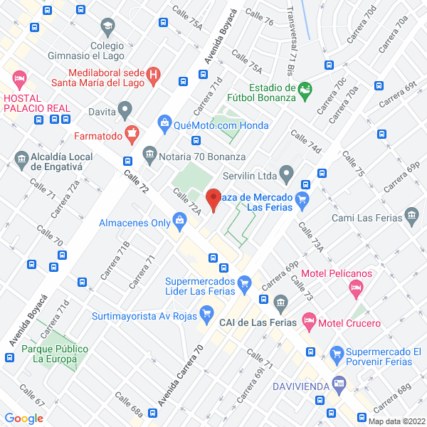 Mapa de Inversiones Lejis S.A.S.