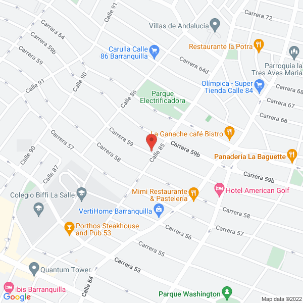 Map of Gestion Y Gerencia De Proyectos S.A.S