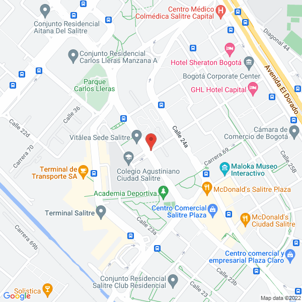 Mapa de Inversiones Unidas T & J S.A.S.
