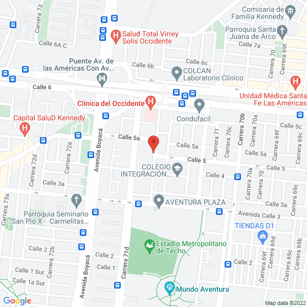 Mapa de Inversiones Y Transportes Omarco S.A.S.