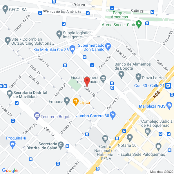 Mapa de Invesme Ltda
