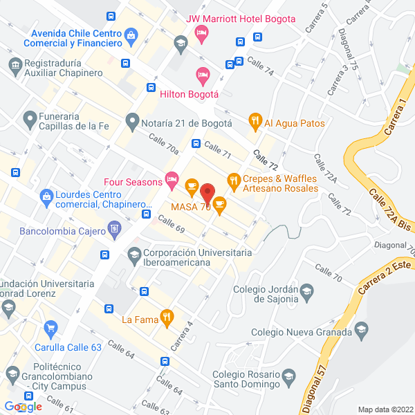 Mapa de Investigar Mercados S.A.S.