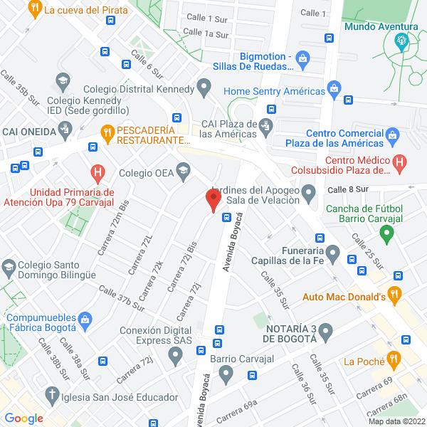 Mapa de Inyectoplast De Colombia S.A.S.