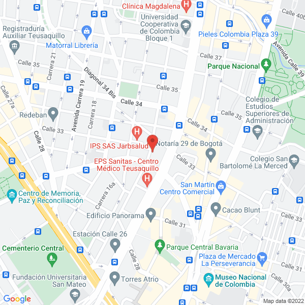 Mapa de Instituto Técnico Cristiano