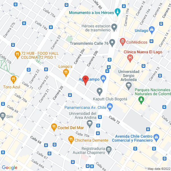 Mapa de Intergen Ltda.