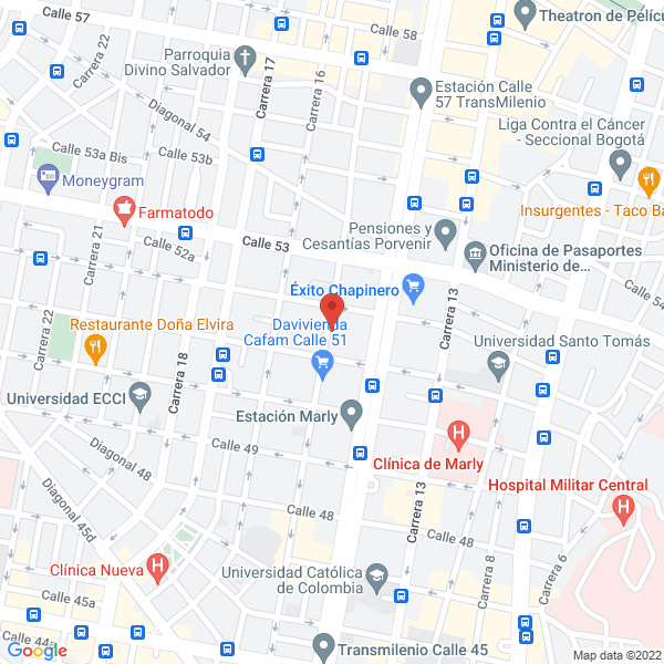 Mapa de Internacional De Brilladoras Ltda.