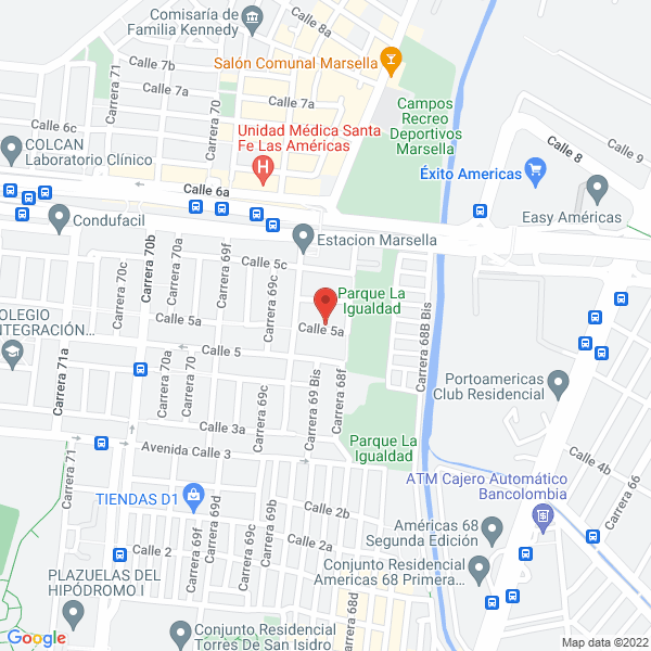 Mapa de International Learning Services S.A.S.