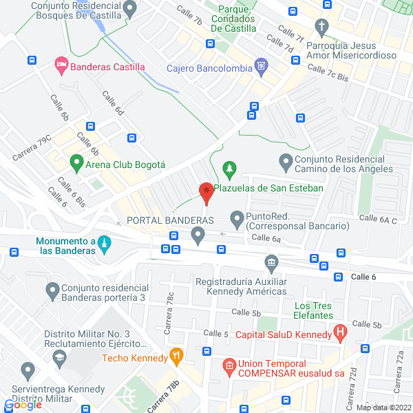 Mapa de Inti Comunicaciones S.A.S.