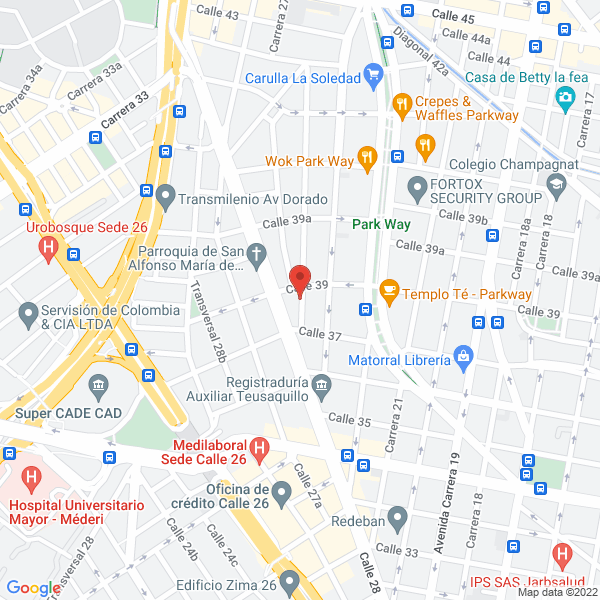 Mapa de Intrasoft Ltda