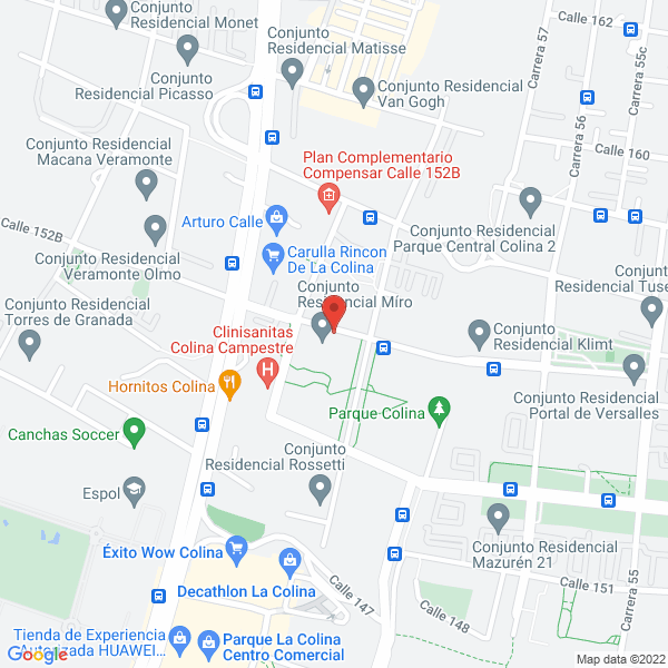 Mapa de Inverclick S.A.S