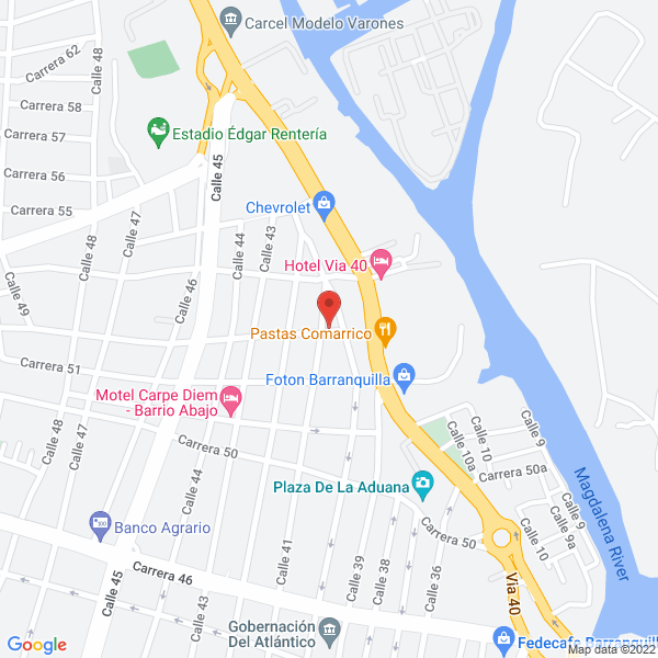 Map of Inversiones Barranco Cartagena E Hijos S. En C.