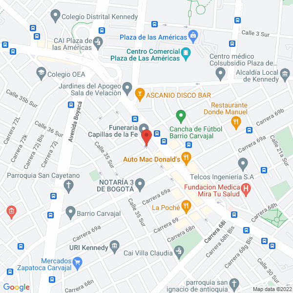 Mapa de Inversiones Carpen Ltda
