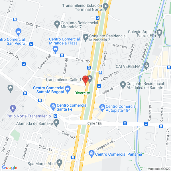 Mapa de Inversiones Churromania De Colombia S.A.S.