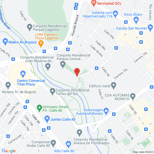 Mapa de Icza Ingeniería S.A.S.