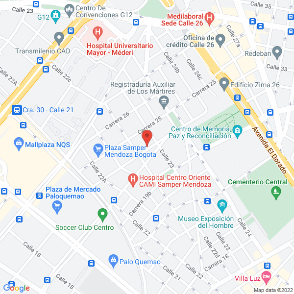 Mapa de Ie Ingeniería Y Manufactura Ltda.