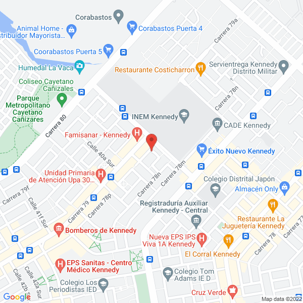Mapa de Iglesia Cristiana Internacional Emanuel