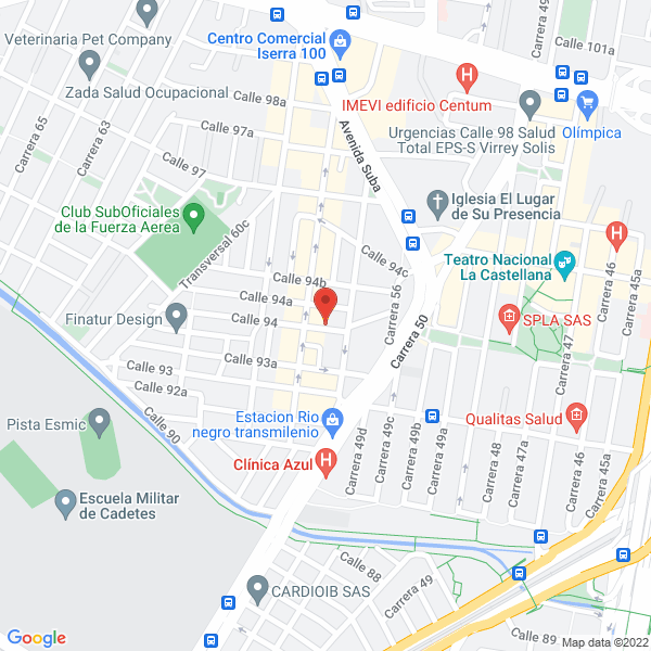 Mapa de Jardin Infantil Niños Del Progreso