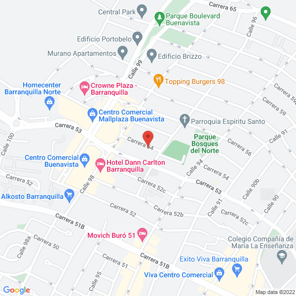 Map of Jardín Infantil Play And Learn