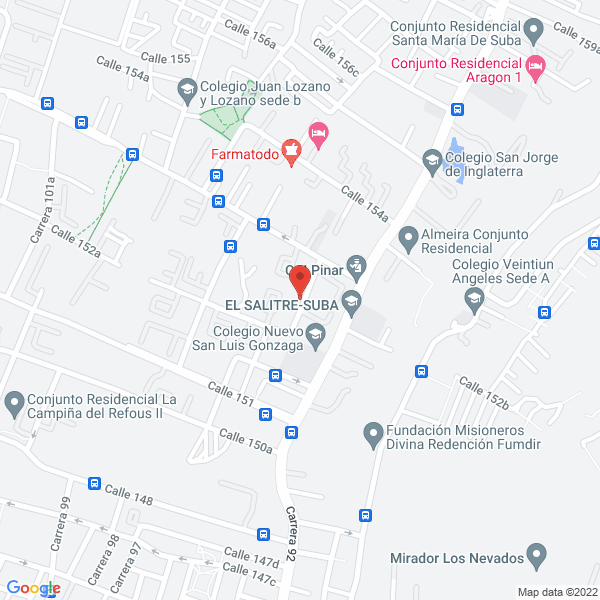 Mapa de Jardin Pedagogico Pinarin