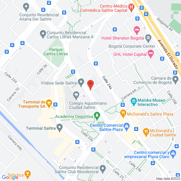 Mapa de Jass Inversiones S.A.S