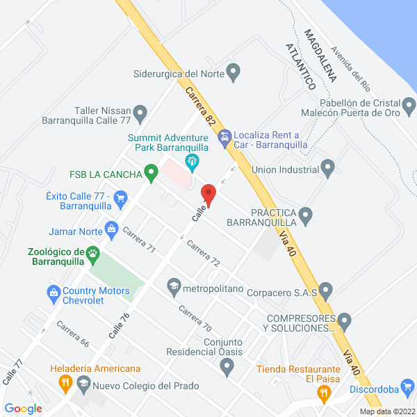 Map of Jassir Saieh S.A.S.