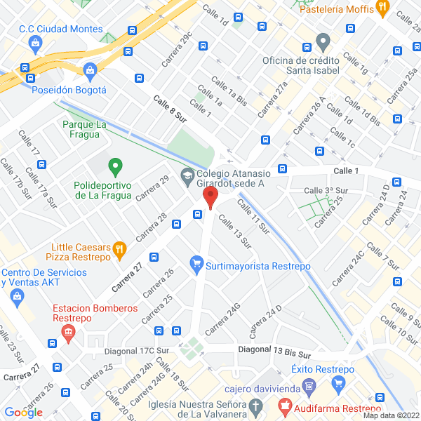 Mapa de Megatel Ltda.