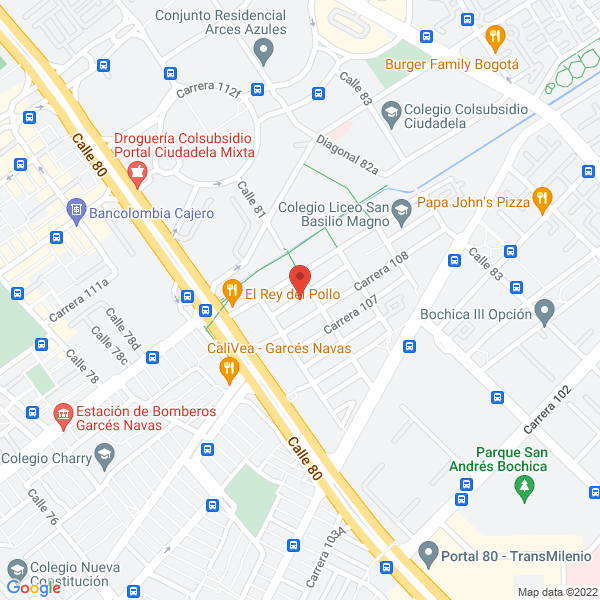 Mapa de Mercados La Economia La 109