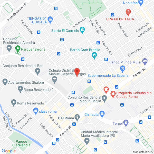 Mapa de Reparaciones Electronicas Supernova